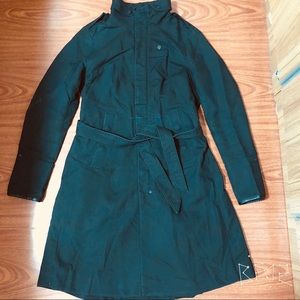 G star Black Trench Coat with details